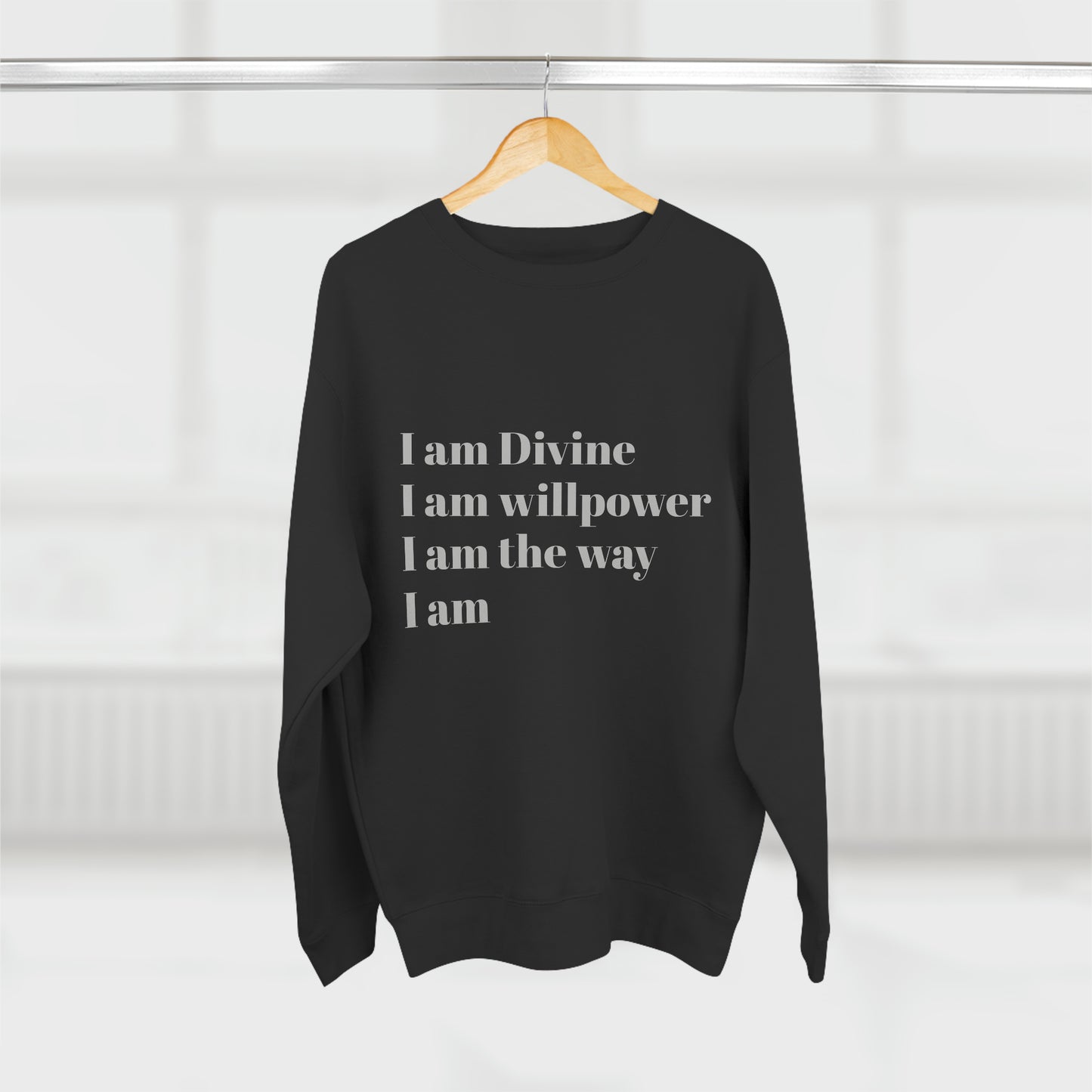 I am: Unisex Crewneck Sweatshirt