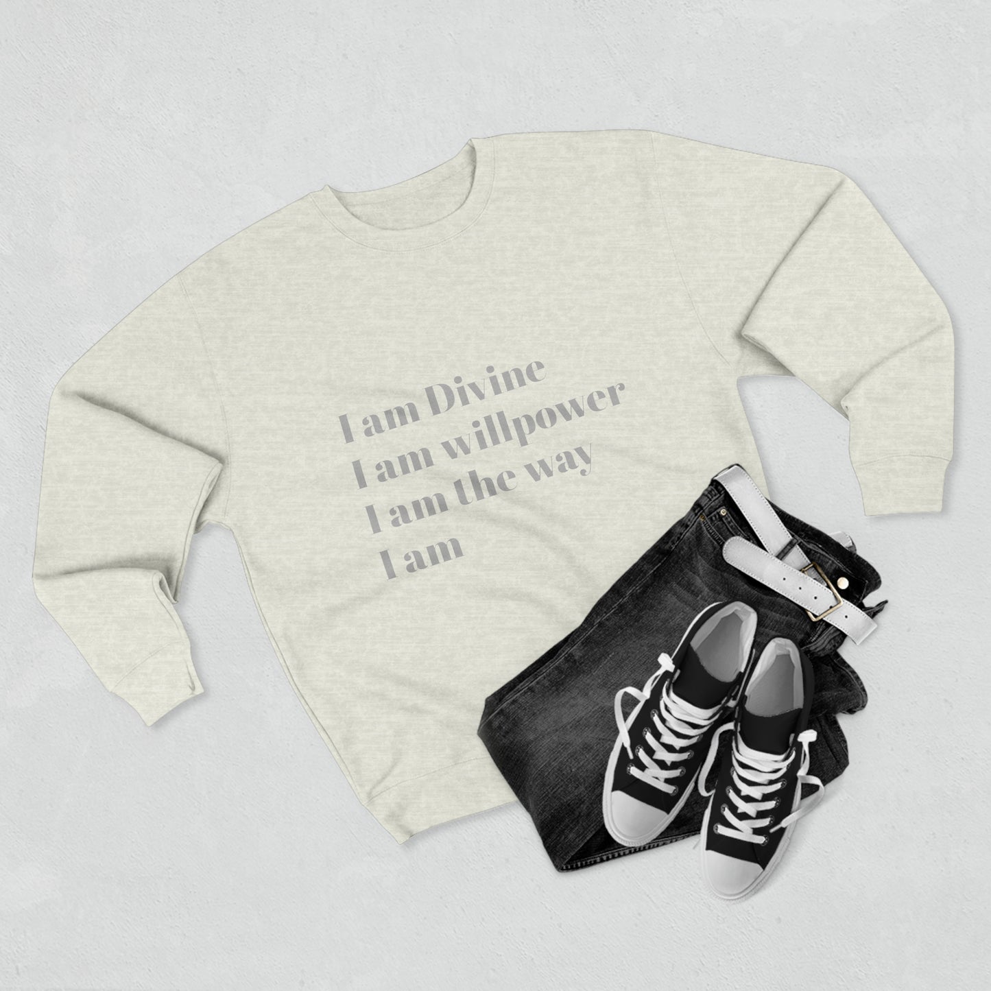 I am: Unisex Crewneck Sweatshirt