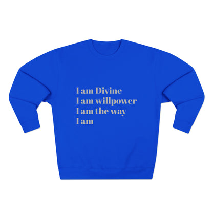 I am: Unisex Crewneck Sweatshirt