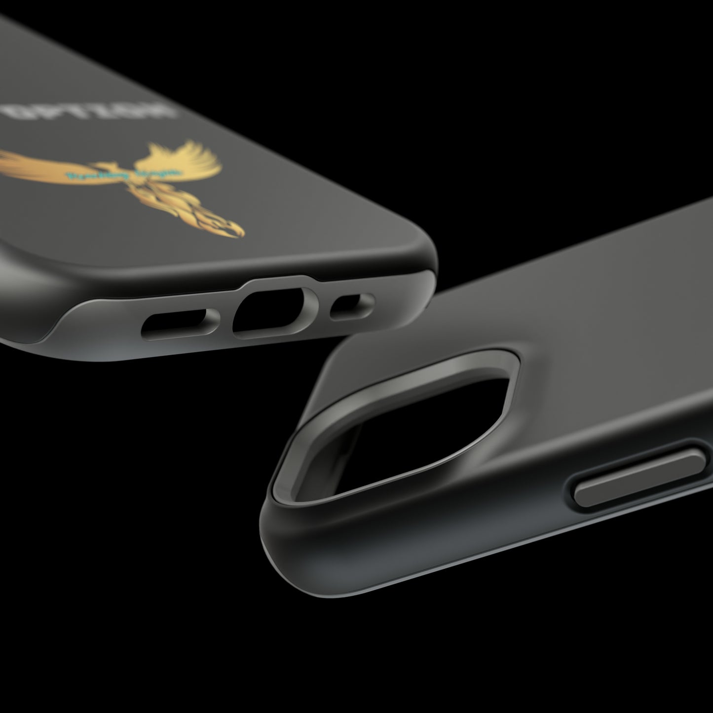 No Is Not an Option: Black: Grey Font: MagSafe Tough Cases