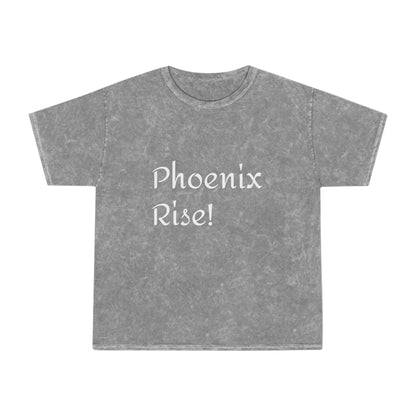 Phoenix Rise: Unisex Mineral Wash T-Shirt