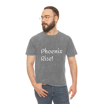 Phoenix Rise: Unisex Mineral Wash T-Shirt