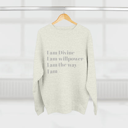 I am: Unisex Crewneck Sweatshirt