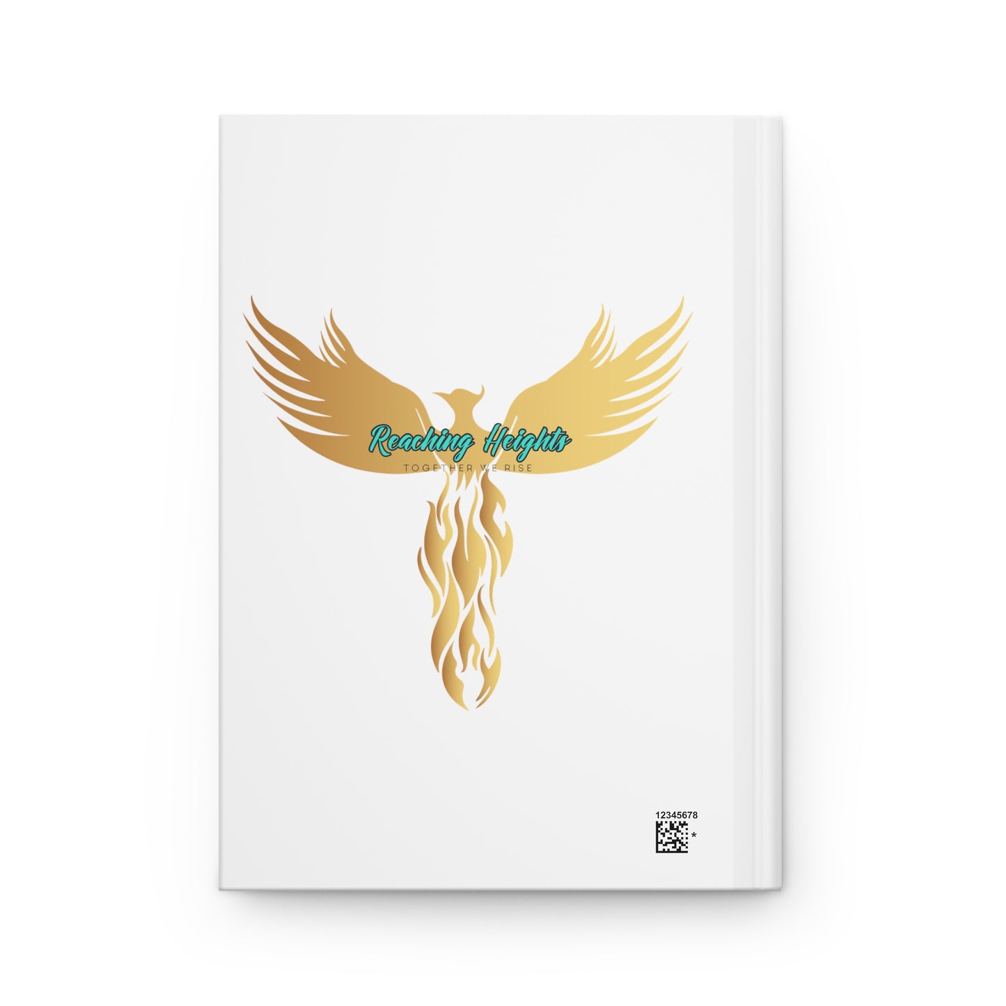 Better Out Than In: White: Light Blue Font: Hardcover Journal Matte