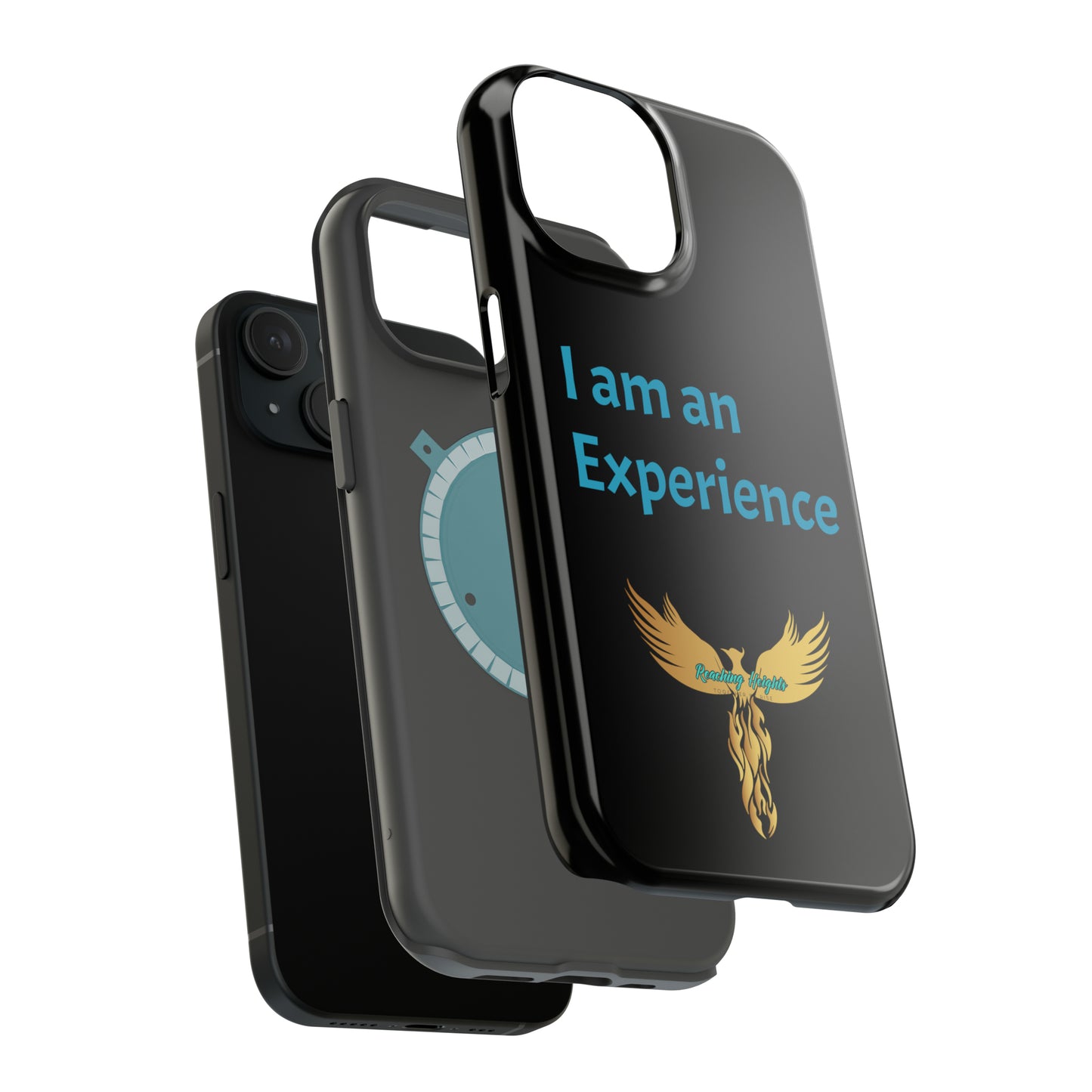 I am an Experience: Black: Turquoise Font: MagSafe Tough Cases